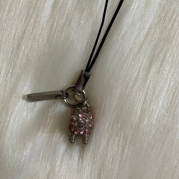 Coach Mini Pig Rhinestone Charm - Picture 3 of 6